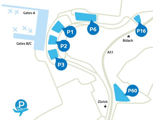 Parkgebühren Flughafen Zürich